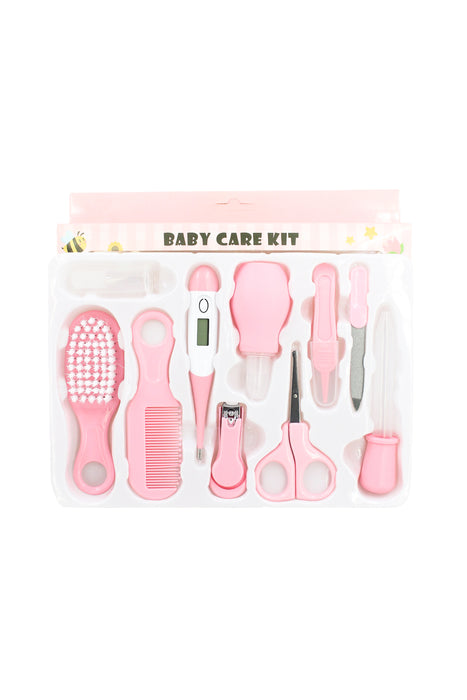 Kit con 10 piezas para el cuidado del bebe en colores varios