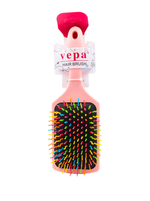 Cepillo para todo tipo de cabello con cerdas cerradas colores varios