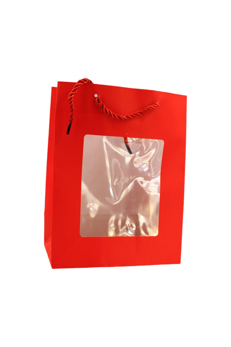 Paquete de bolsas para regalo con frente de acetato Y asas de agujeta elegancia y versatilidad para presentar tus obsequios 12 piezas