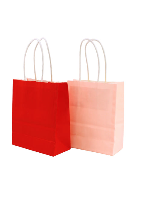 Paquete de 12 bolsas de papel para regalo en colores surtidos