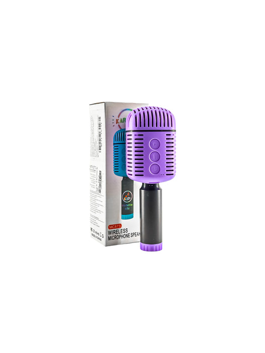 Microfono inalambrico liviano en colores varios para tus dias de karaoke