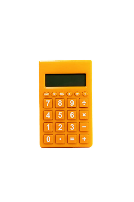 Calculadora portátil para operaciones matemáticas simples en colores varios