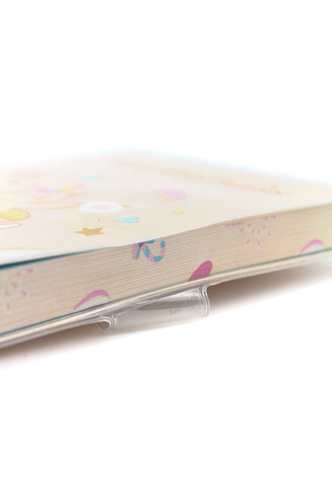 Cuaderno de notas plastificado de gatitos con hojas decoradas