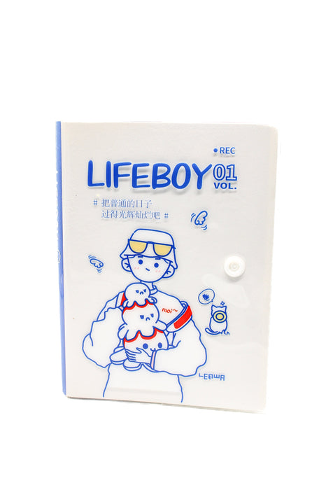 Cuaderno de notas plastificado marca lenwa lifeboy 1 pieza