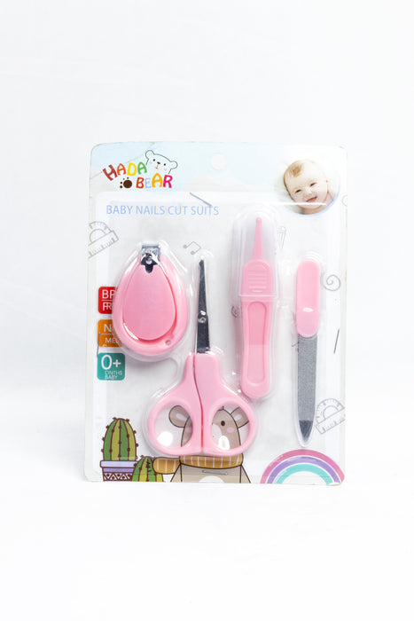 Kit de limpieza para bebé colores varios 4 piezas.