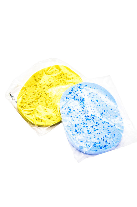 Paquete de 2 esponjas exfoliantes para limpieza facial suavidad y eficiencia para una piel radiante colores surtidos