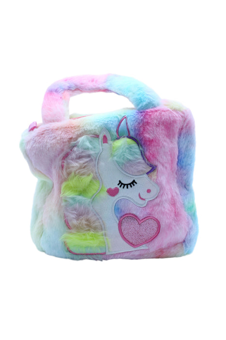 Bolso unicornio de felpa sueva y fina diseño de unicornio en colores varios