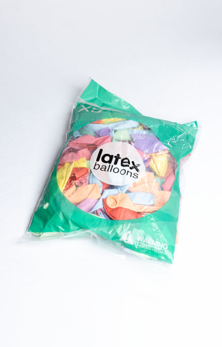 Bolsa de globos decorativos de látex bolsa con 100 piezas colores diferentes