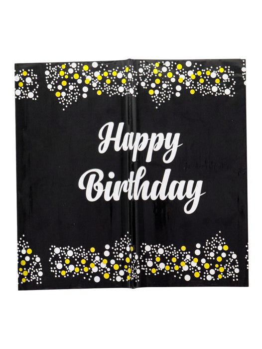 Mantel con leyenda happy birthday en colores varios perfecto para tus fiestas