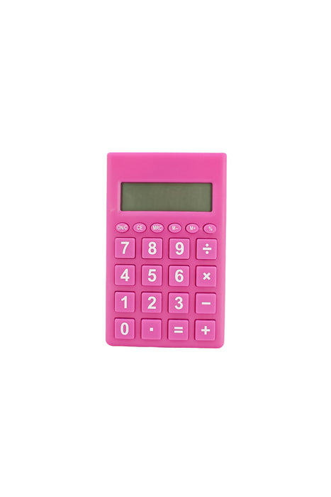 Calculadora portátil para operaciones matemáticas simples en colores varios