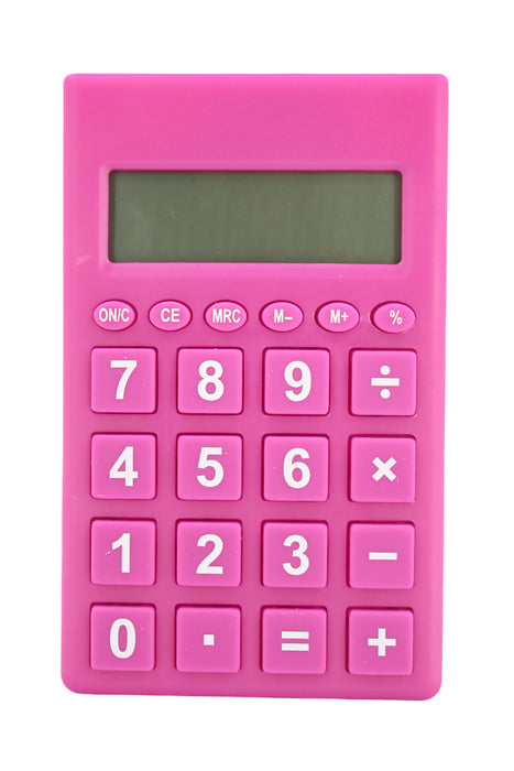 Calculadora portátil para operaciones matemáticas simples en colores varios