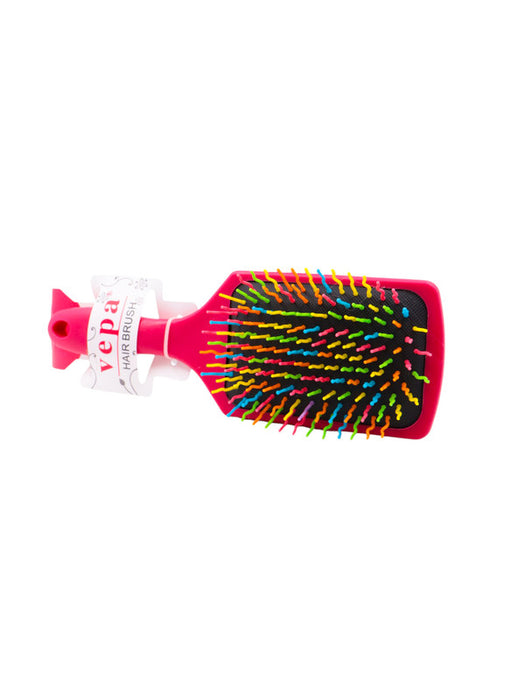 Cepillo para todo tipo de cabello con cerdas cerradas colores varios