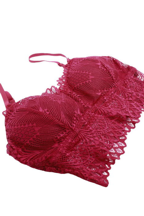 Bralette de encaje con tirantes delgados ajustables para todo tipo de cuerpos colores varios