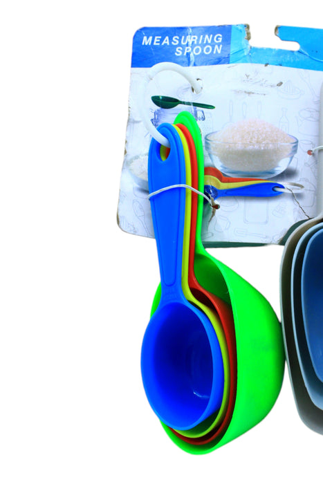 Set de tazas y palas medidoras tu aliado esencial para cocinar con precisión colores surtidos 7 piezas