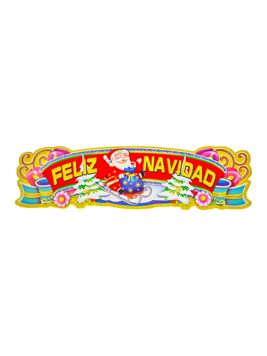 Decoracion con frase de feliz navidad en varios modelos perfecto para paredes o puertas