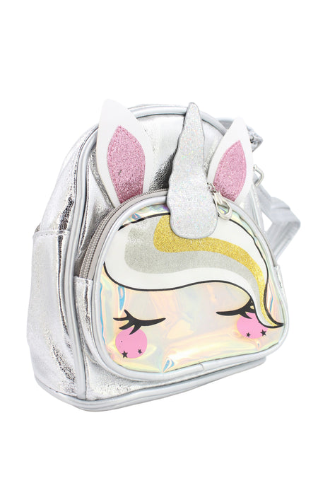 Mochila pequeña Unicornio Tornasol en colores varios