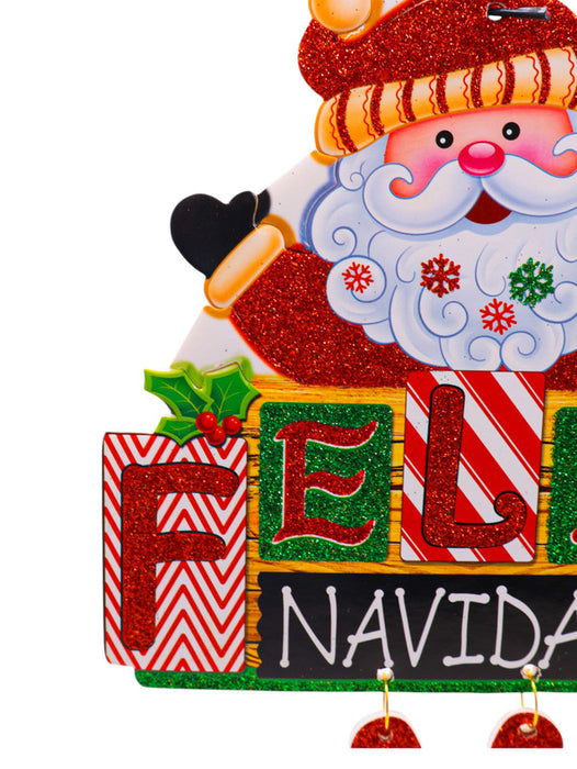 Adorno colgante en varios modelos con tematica de navidad perfecto para entradas principales