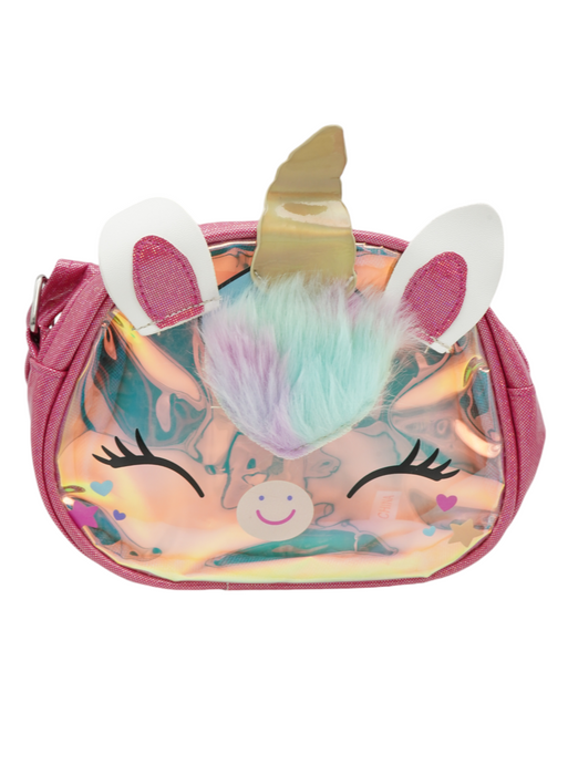 Bolsa pequeña de unicornio en colores metalicos varios