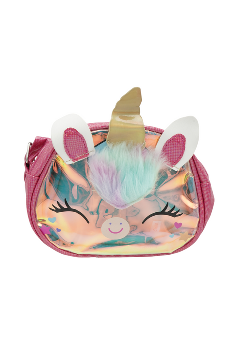 Bolsa pequeña de unicornio en colores metalicos varios