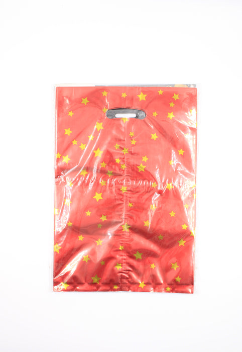 Paquete de bolsas para dulces decoradas con estrellas para fiesta bolsa con 10 piezas
