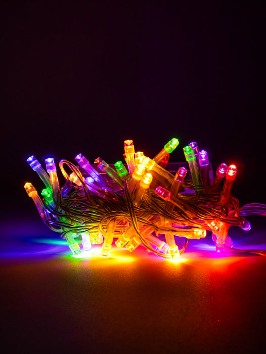 Serie de 50 luces led funciona con puerto usb o pilas doble a perfectas par esta navidad