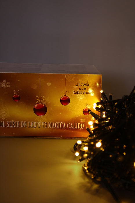 Serie de 300 luces para crear una atmosfera mágica y transformar tu hogar esta navidad colores varios