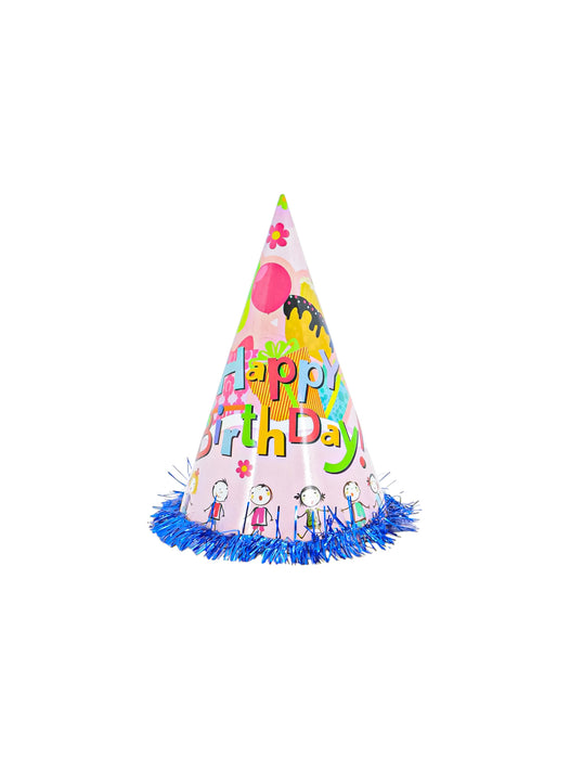 Gorrito de fiesta para cumpleaños decorado con escarcha brillante colores diseños varios