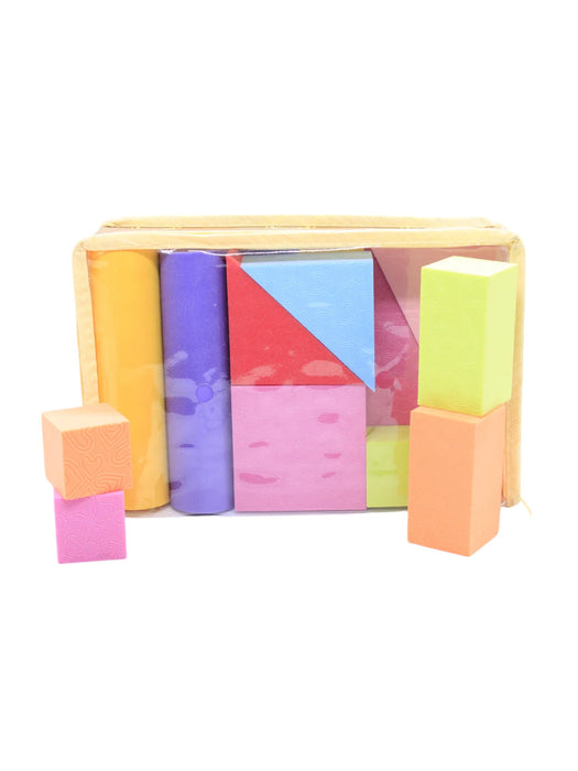 Set de bloques de foami para actividades infantiles multicolor