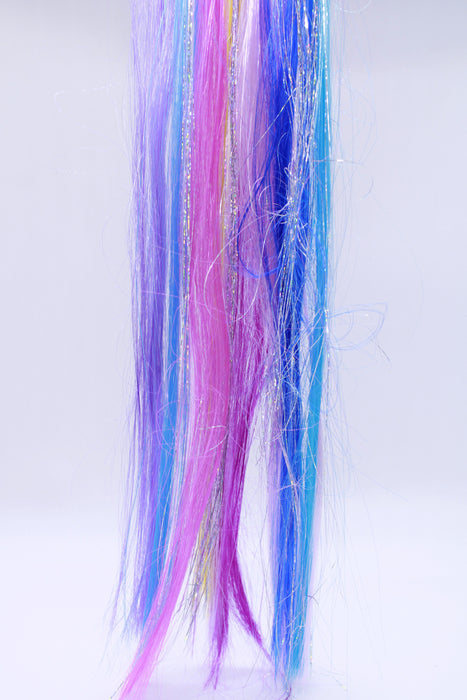 Paquete de extensiones para cabello con clip multicolor 12 piezas