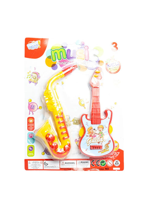 Set instrumentos musicales de juguete para aprendizaje temprano multicolor