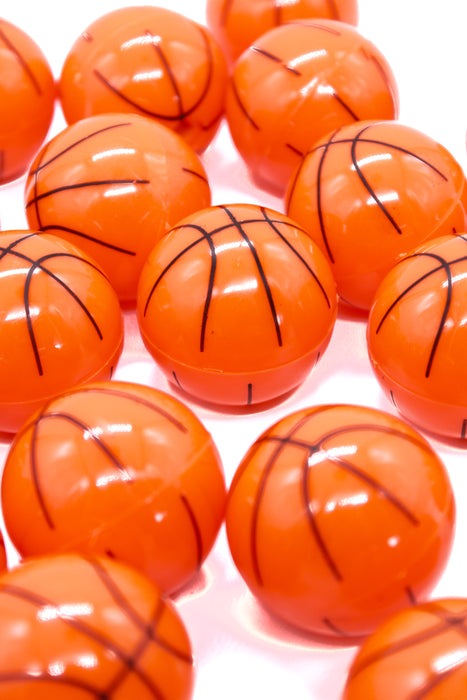 Bote de 60 sacapuntas con diseño de balón de baloncesto color naranja