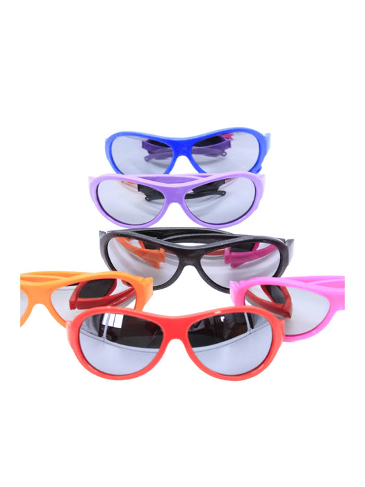 Paquete de lentes para sol lisos para niños colores surtidos 12 piezas