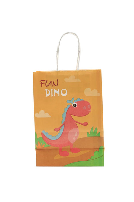 Paquete de bolsa para regalo dinosaurio 12 piezas