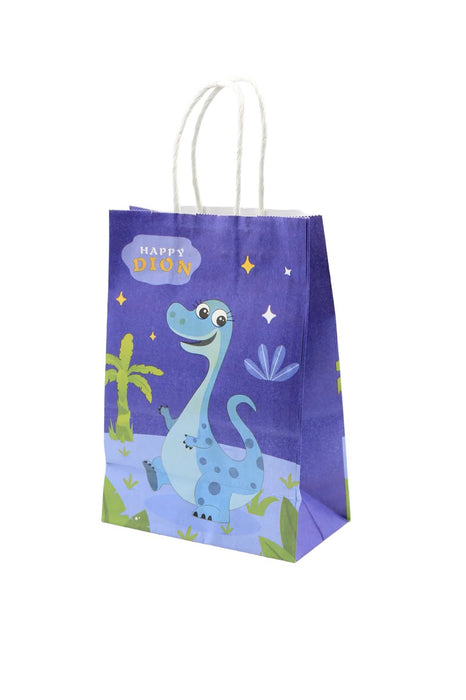 Paquete de bolsa para regalo dinosaurio 12 piezas