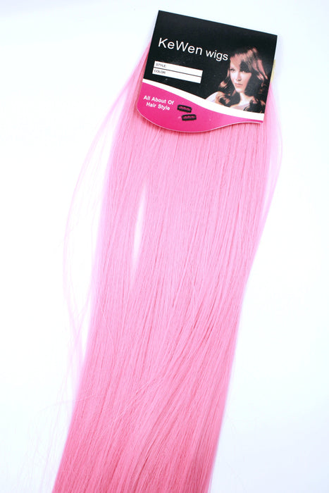 Extension de cabello rosa 1 pieza