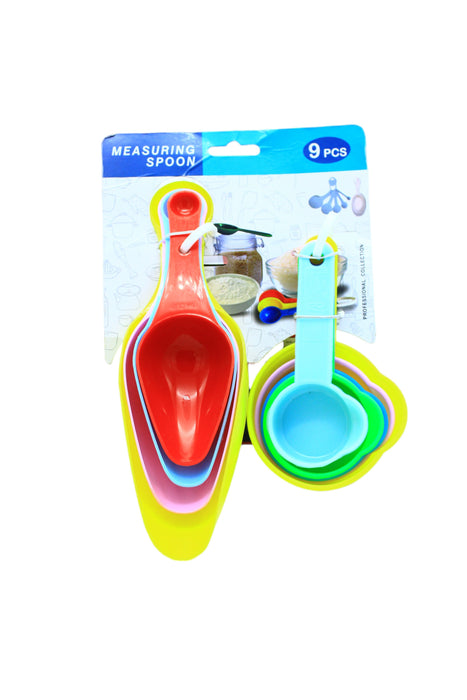 Set de tazas y palas medidoras la solución completa para medir ingredientes con precisión en tu cocina colores surtidos 9 piezas