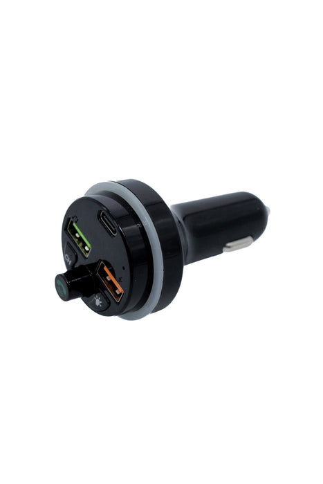 Adaptador de carga para auto con puerto usb modelo tlh-972 color negro