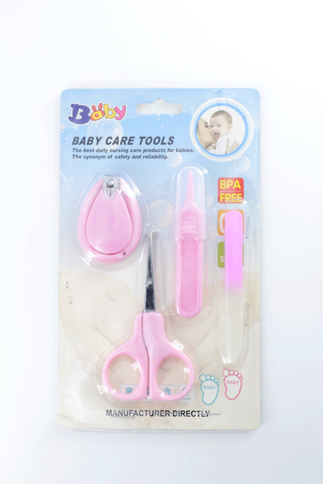 Kit eficaz de limpieza para bebe colores varios 4 piezas.