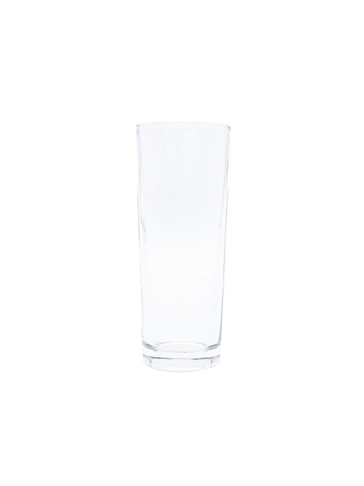 Vaso alargado de vidrio con capacidad de 260 ml perfecto para todas tus bebidas